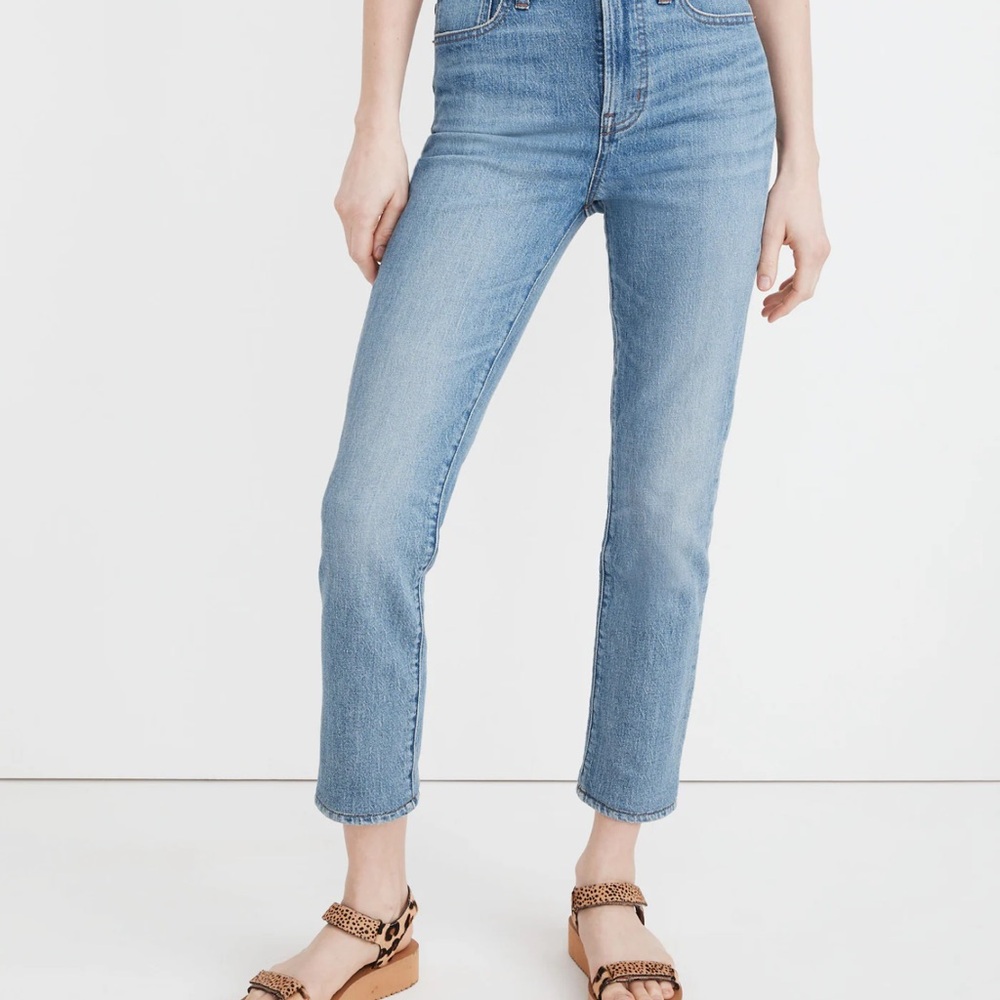 Madewell perfect vintage cropped jeans